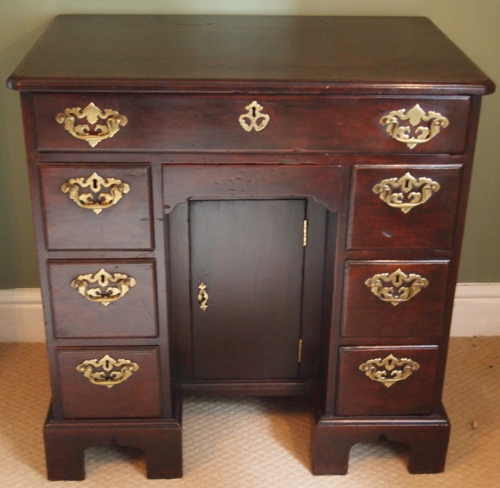 George II Mahogany Kneehole Desk 1740