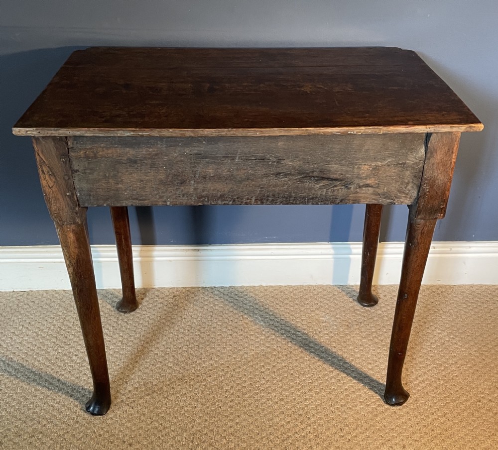 Georgian Oak Lowboy Circa 1750 View III