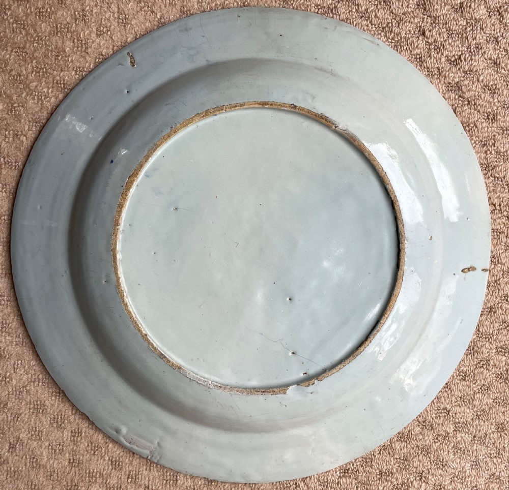 Lambeth Delft Charger Circa 1750 View II