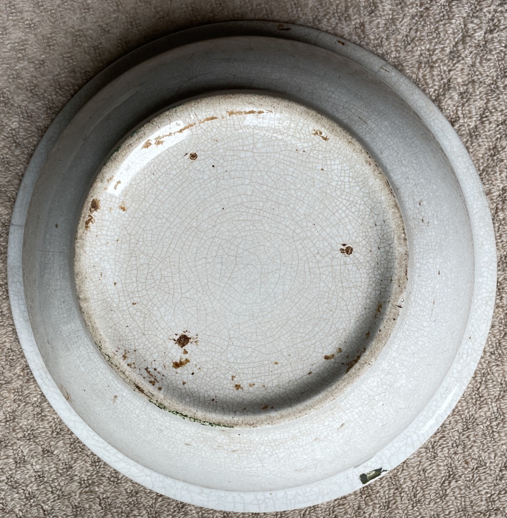 19th Century Large Irish Spongeware  Bowl View II