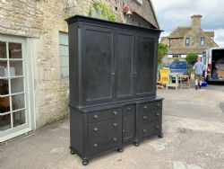 ANTIQUE ENGLISH PINE HOUSEKEEPER CUPBOARD