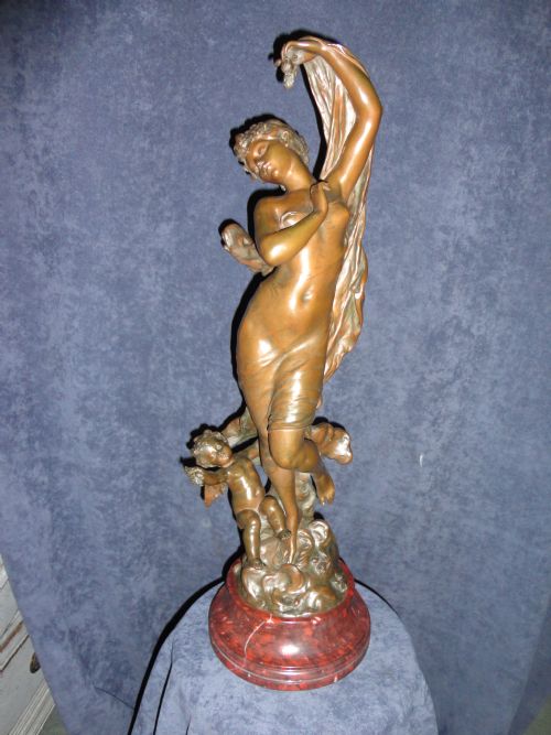 French Bronze Female Figure