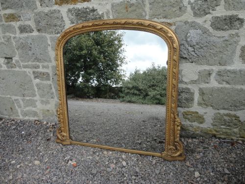 English Gilt Overmantle Mirror
