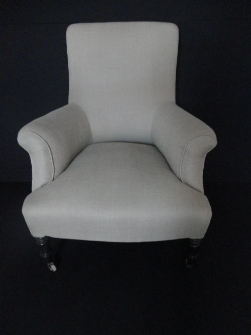 French Upholstered Occasional Armchair