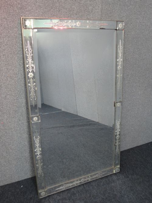 Large Venetian Glass Mirror