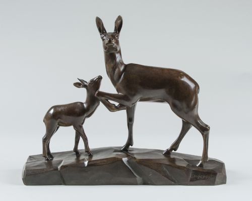 French Art Deco Stylised Bronze Sculpture