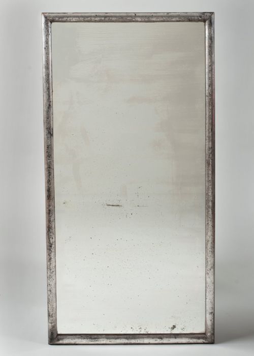 Late 19th Century Large French Silvered Mirror