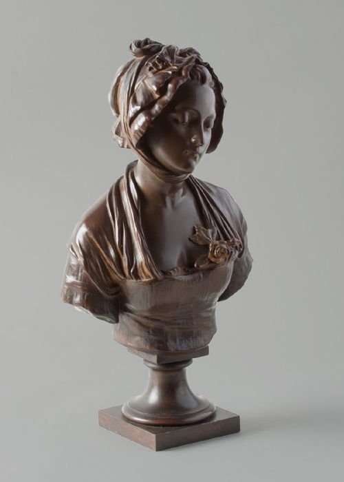 French Bronze Sculpture of a Female, Signed in the Bronze E.laurent