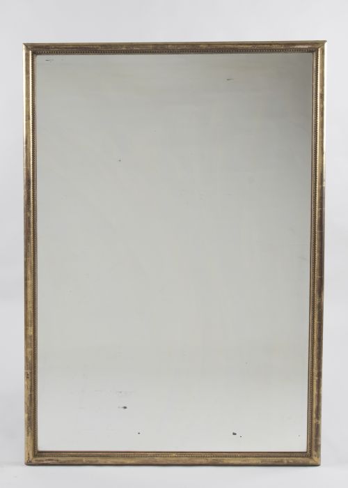 Large 19th Century French Gilt Overmantle Mirror