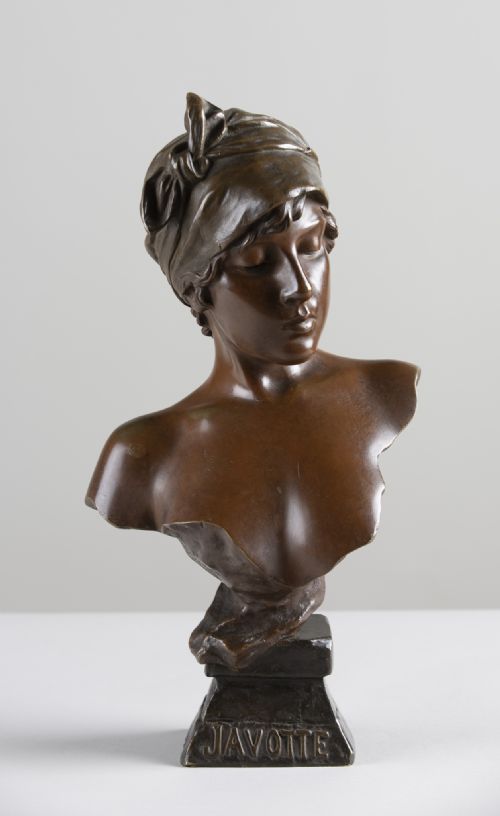 French Art Nouveau Bronze Sculpture by E.villanis
