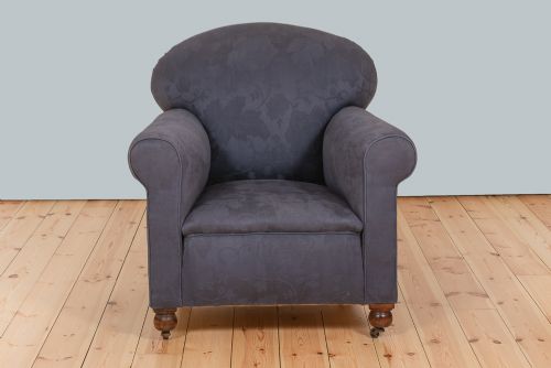Large Victorian Upholstered Armchair