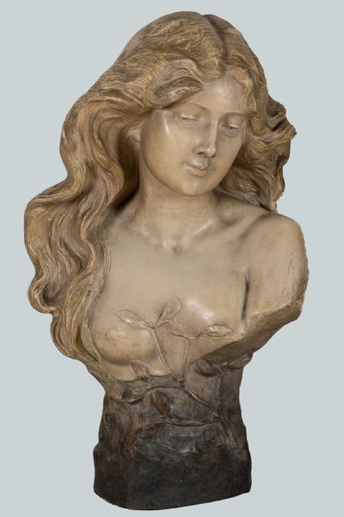 Austrian Goldscheider Large Terracotta Sculpture