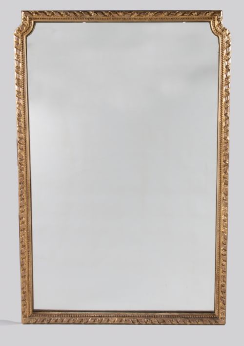 A 19th Century Large French Gilt Overmantle Mirror