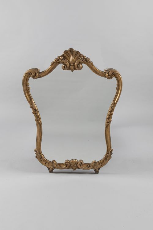 A Large French Gilt Overmantle Mirror