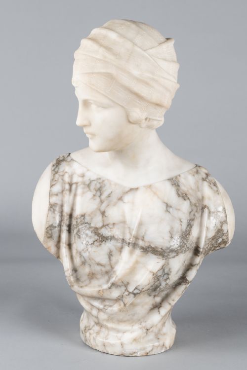A Stunning Large Italian Two Tone Alabaster Sculpture