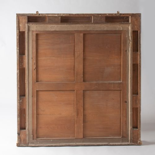 LARGE ENGLISH VICTORIAN GILT OVERMANTLE MIRROR - ADDITIONAL PHOTO 5