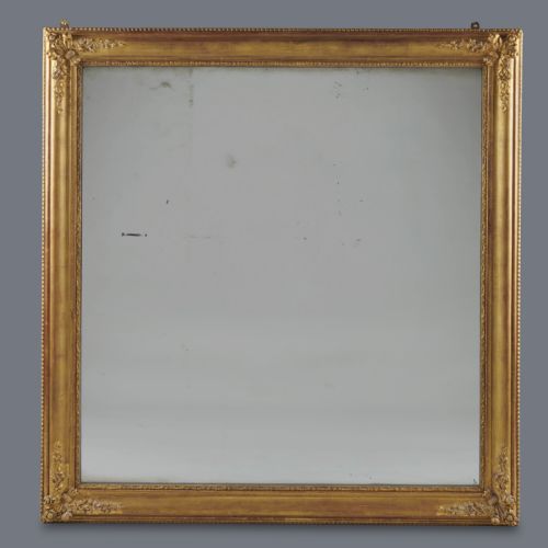Large English Victorian Gilt Overmantle Mirror