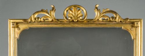 LARGE 19TH CENTURY VICTORIAN ENGLISH GILT OVERMANTLE MIRROR - ADDITIONAL PHOTO 5