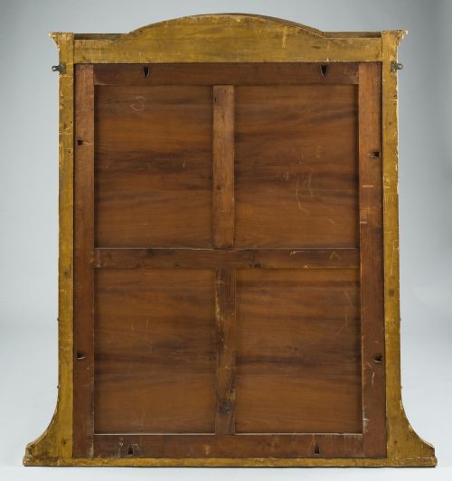 LARGE 19TH CENTURY VICTORIAN ENGLISH GILT OVERMANTLE MIRROR - ADDITIONAL PHOTO 9