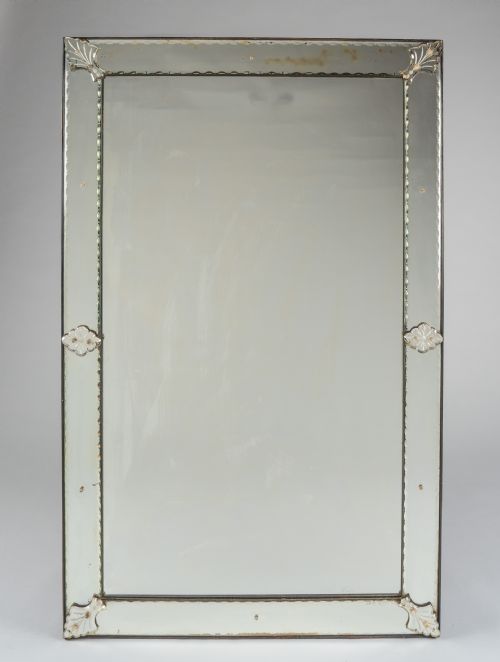 Large 19th Century Italian Venetian Overmantle Mirror