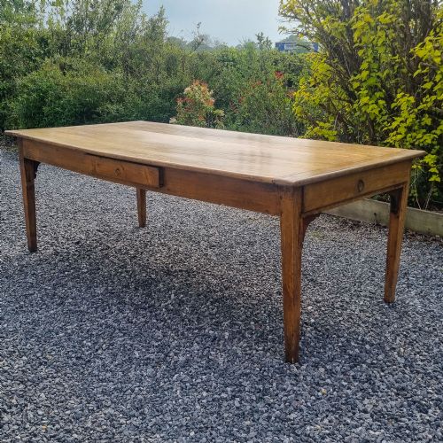 Large 19th Century French Fruitwood Dinning Table