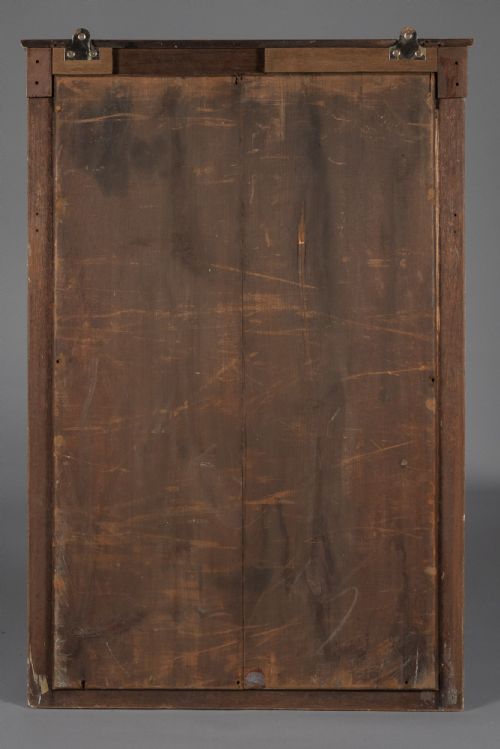 VICTORIAN ENGLISH PAINTED AND PARCEL GILT OVERMANTLE MIRROR PIER MIRROR - ADDITIONAL PHOTO 5