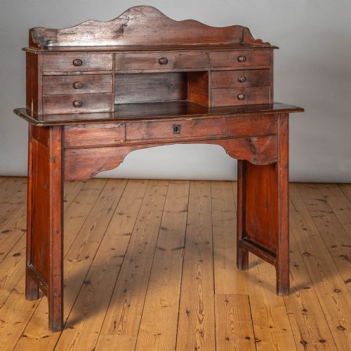 LARGE 19TH CENTURY FRENCH FRUITWOOD OCCASIONAL WRITING DESK - ADDITIONAL PHOTO 1
