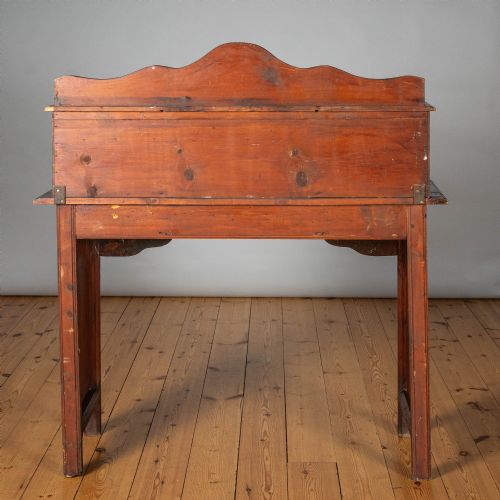 LARGE 19TH CENTURY FRENCH FRUITWOOD OCCASIONAL WRITING DESK - ADDITIONAL PHOTO 4