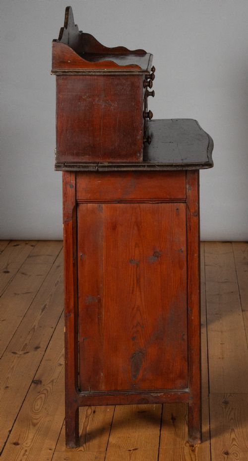 LARGE 19TH CENTURY FRENCH FRUITWOOD OCCASIONAL WRITING DESK - ADDITIONAL PHOTO 5