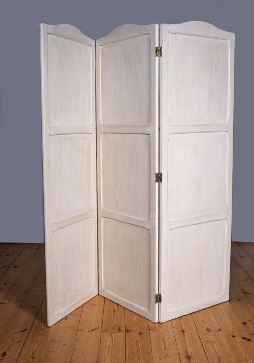 PAIR OF LARGE SWEDISH PAINTED SCREENS - ADDITIONAL PHOTO 2