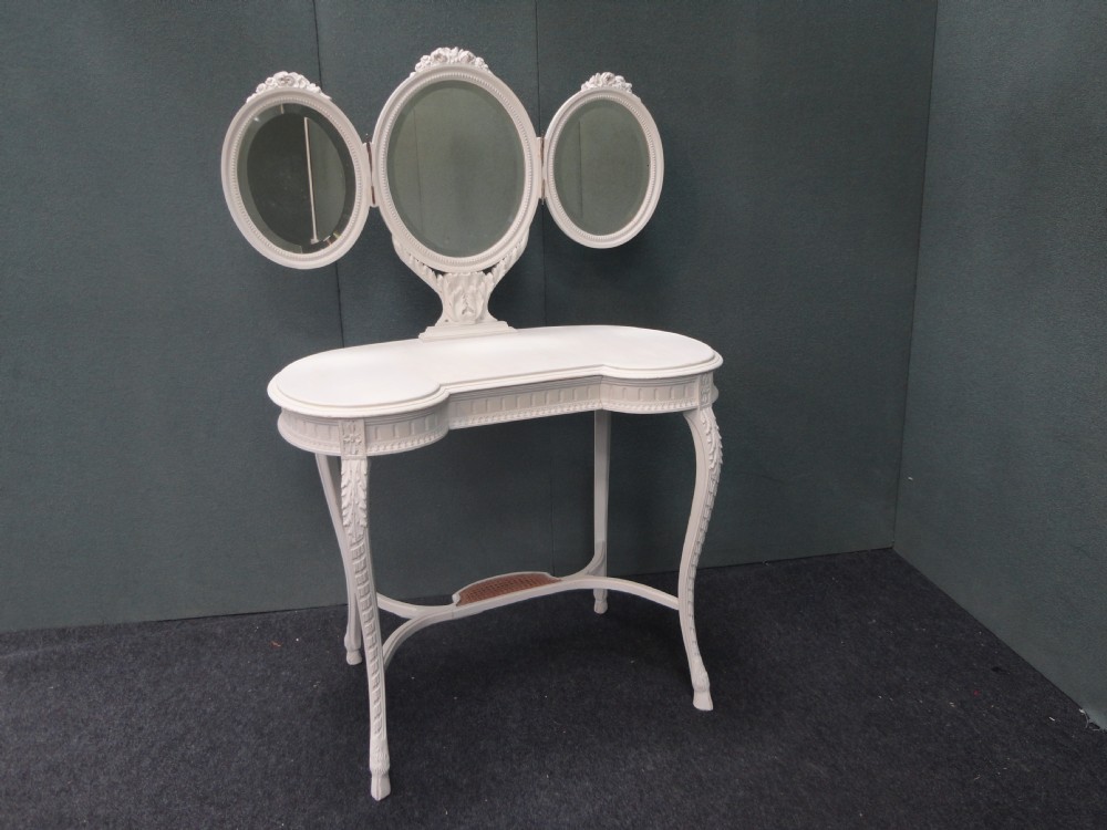 French Painted Dressing Table.