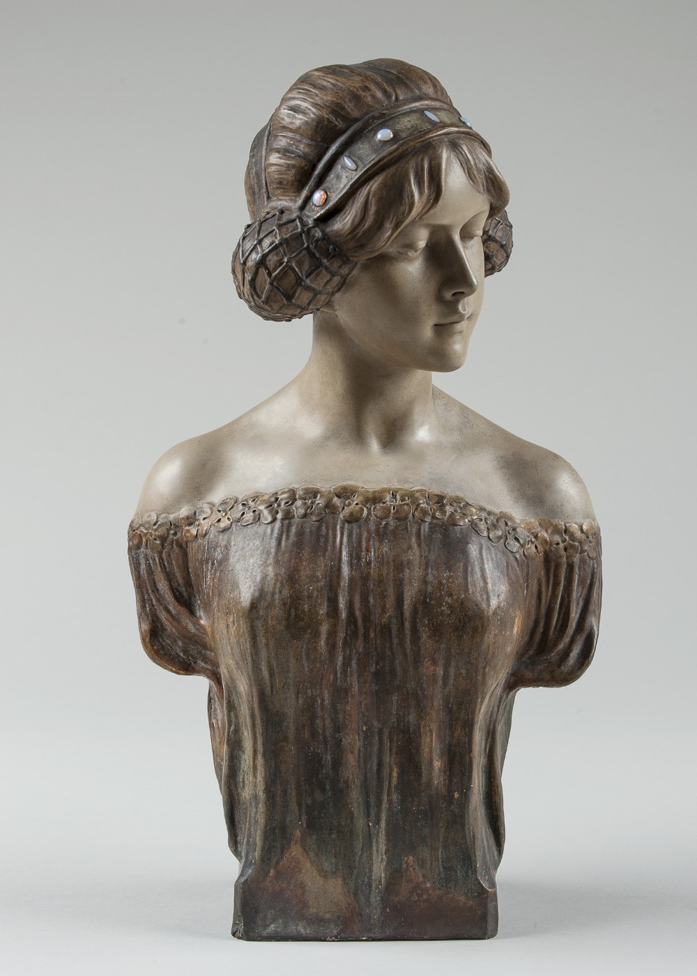 19th century Austrian Terracotta Goldscheider Sculpture