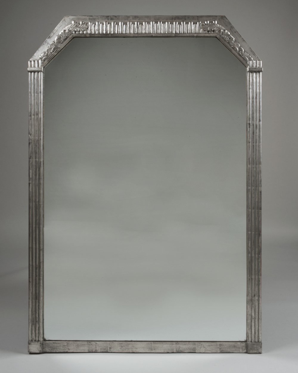 French Art Deco Silvered Mirror