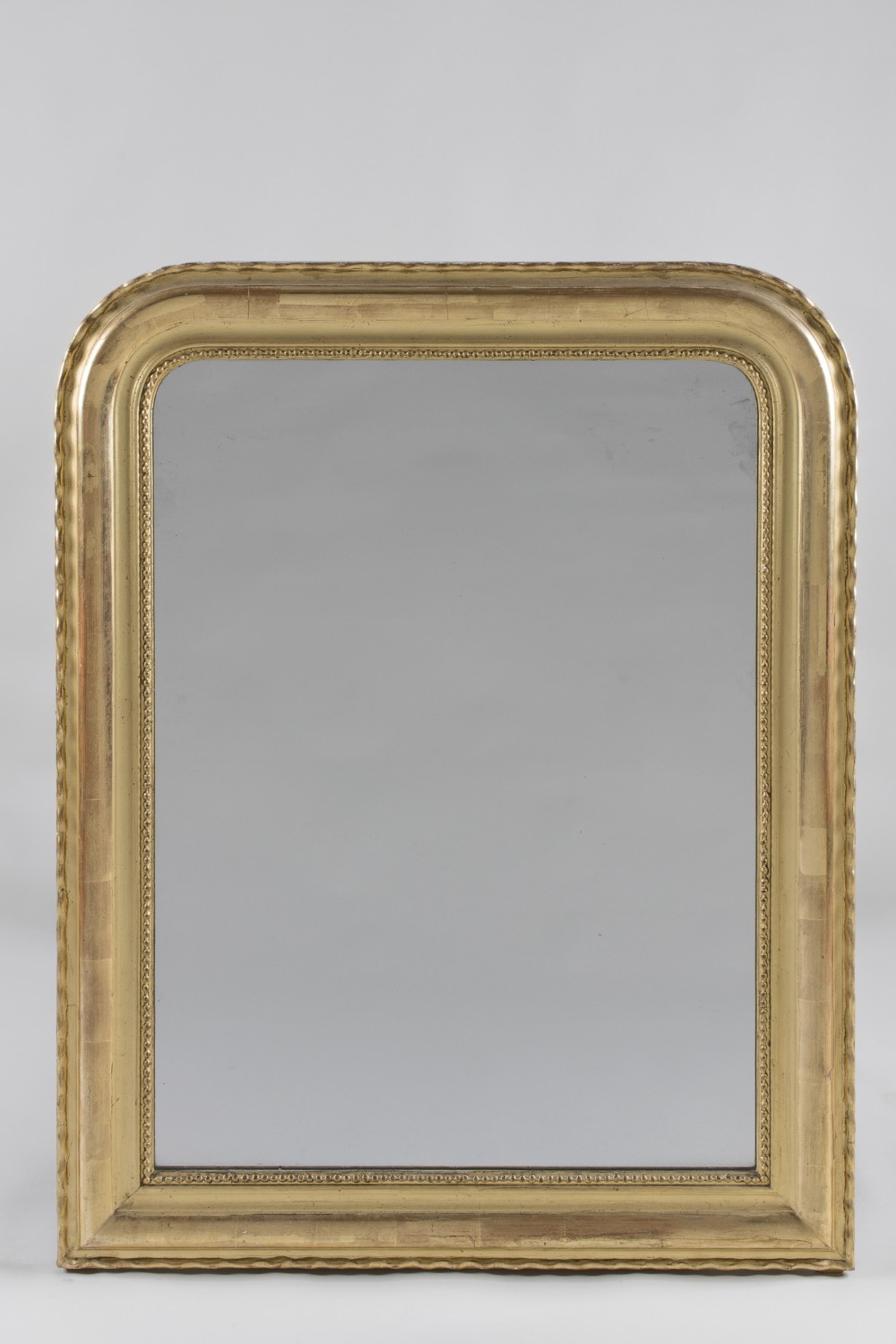 Late 19th Century French Gilt Overmantle Mirror