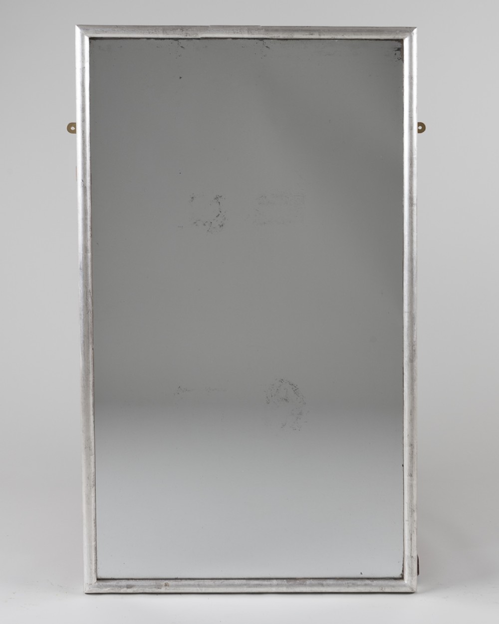  French Silvered Large Overmantle Mirror