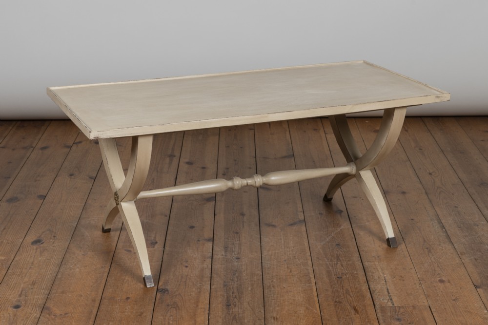 French Painted Coffee Table 