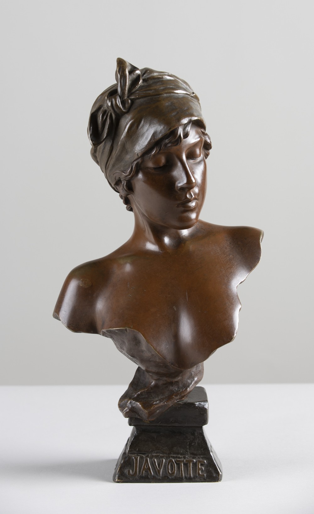 French Art Nouveau Bronze Sculpture By E.Villanis