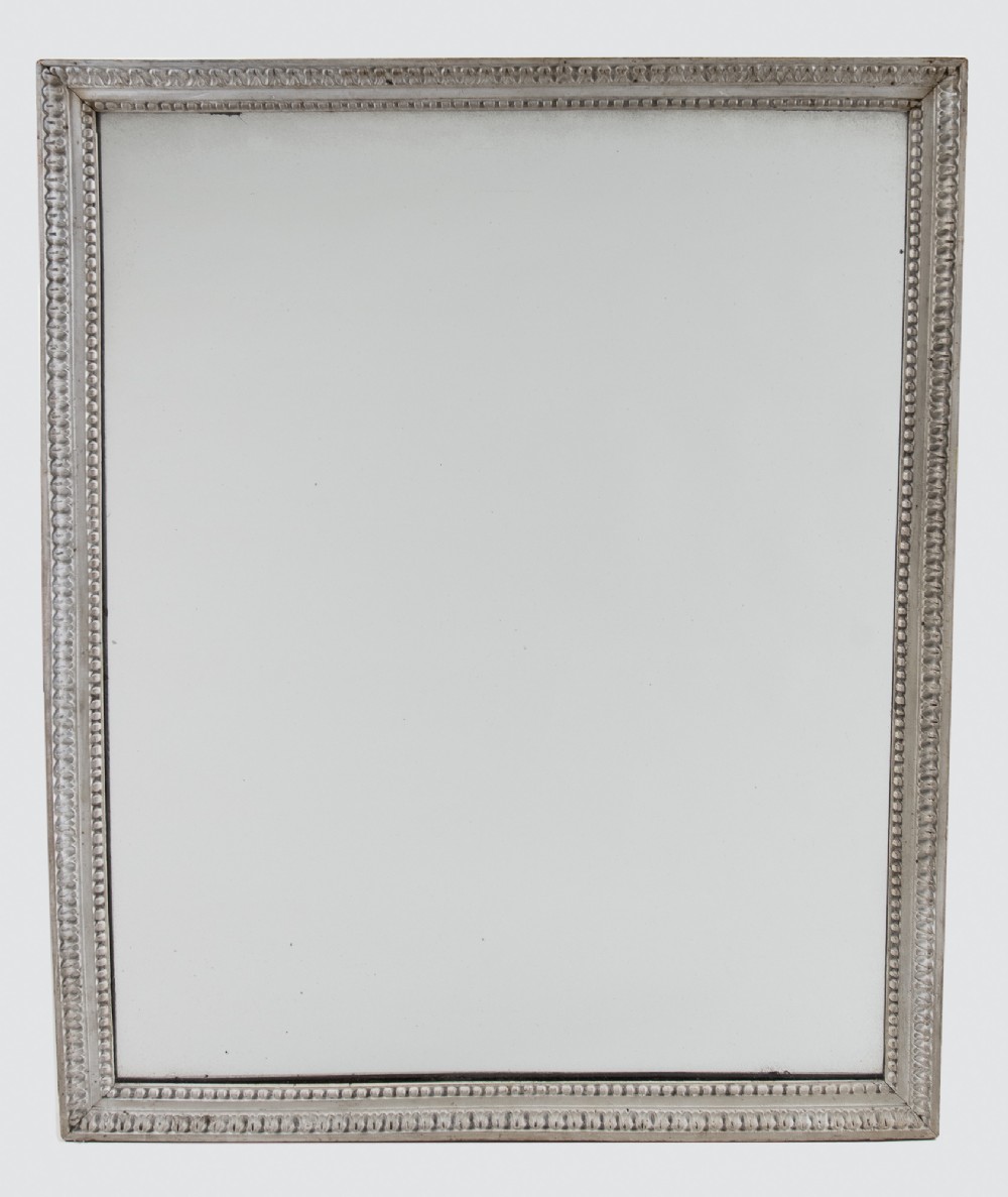 19th Century French Painted Overmantle Mirror