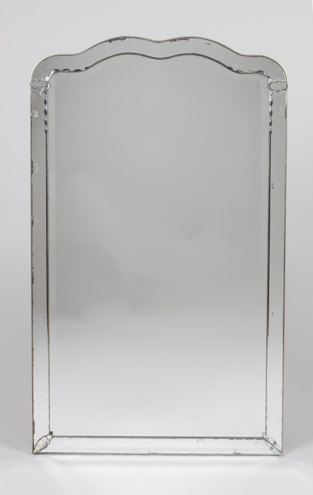 A Large Venetian Glass Mirror