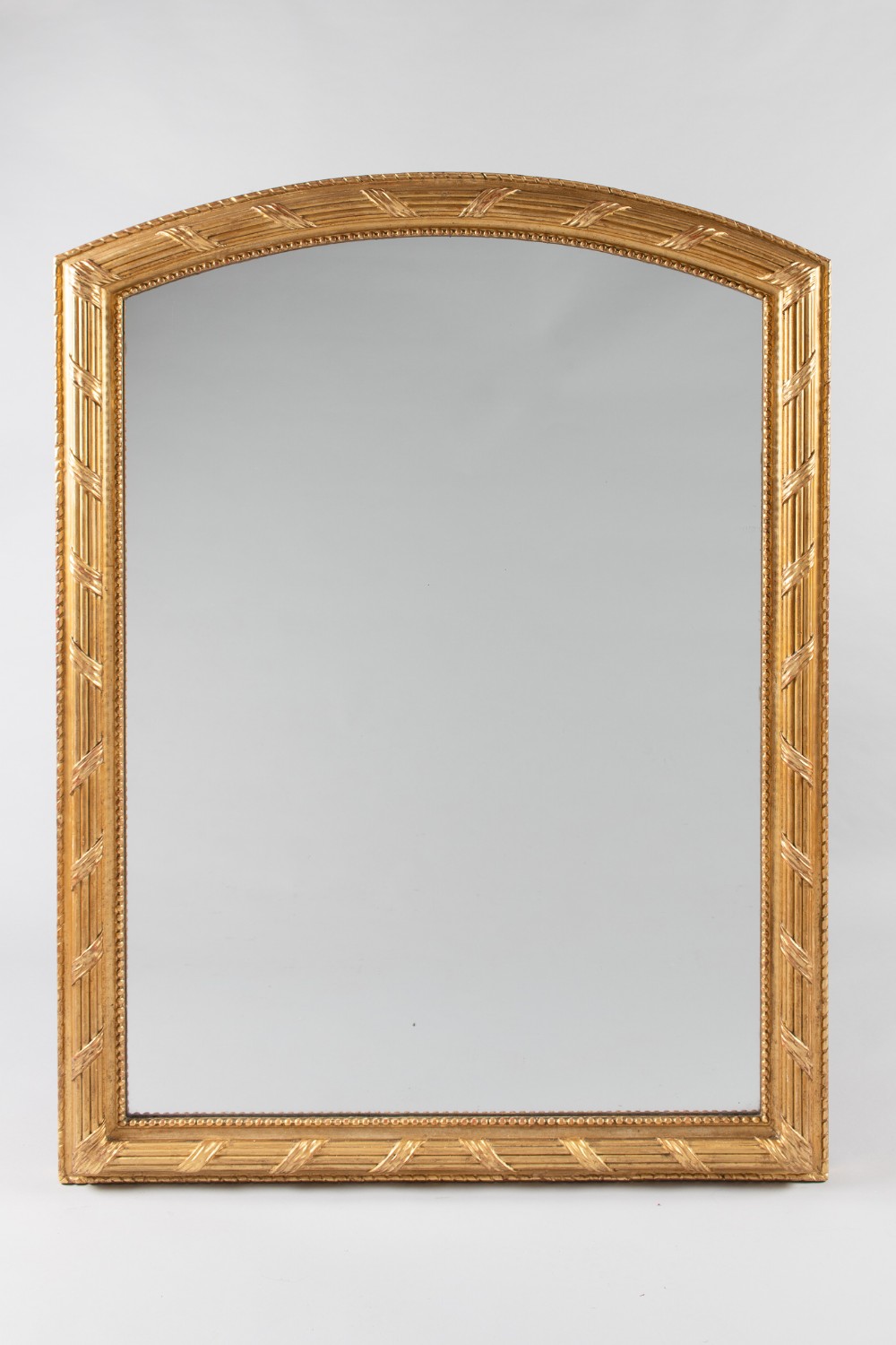 19th Century Large French Gilt Overmantle Mirror