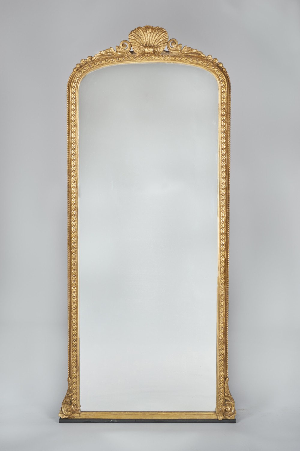Large 19th Century English Victorian Gilt Pier Mirror