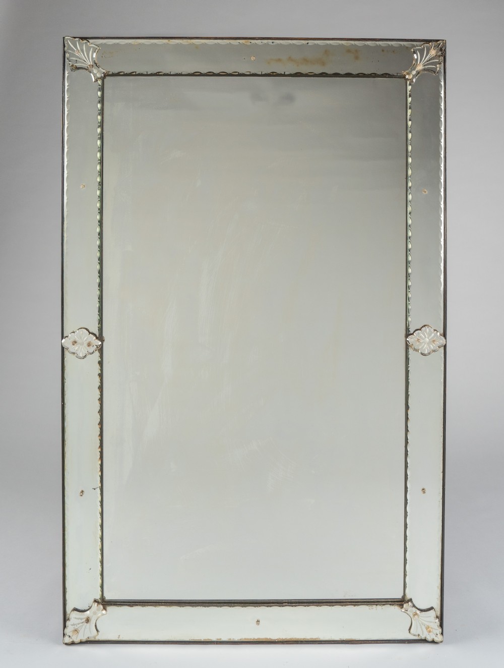 Large 19th Century Italian Venetian Overmantle Mirror