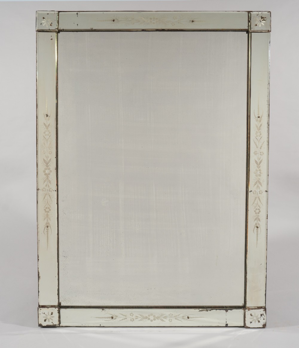 Late 19th Century Italian Venetian Overmantle Mirror