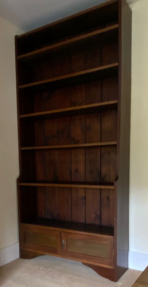 Antique Tall Mahogany Open Bookcase?