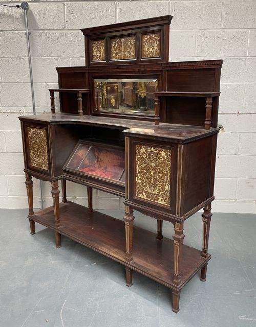 AN INLAID SIDE CABINET BY COLLINSON LOCK - ADDITIONAL PHOTO 2