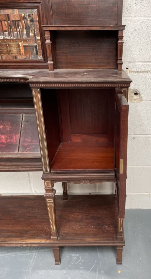 AN INLAID SIDE CABINET BY COLLINSON LOCK - ADDITIONAL PHOTO 3