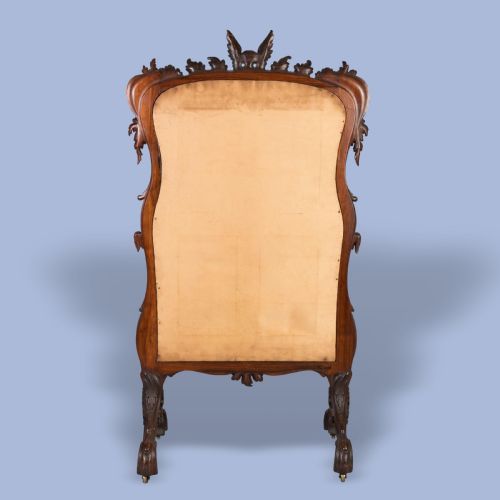 A FIRE SCREEN IN THE VICTORIAN ROCOCO TASTE - ADDITIONAL PHOTO 2