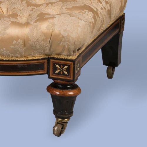 A LOW UPHOLSTERED SOFA IN THE EARLY AESTHETIC MANNER OF JACKSON GRAHAM - ADDITIONAL PHOTO 2
