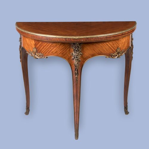 A REFINED KINGWOOD CARD TABLE IN THE LOUIS XV MANNER - ADDITIONAL PHOTO 2