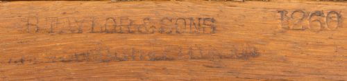 A GOTHIC REVIVAL OAK FOLIO CABINET BY BENJAMIN TAYLOR SONS - ADDITIONAL PHOTO 5